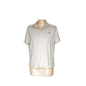 Polo Ralph Lauren Cream Cotton Polo Shirt - Men's L
